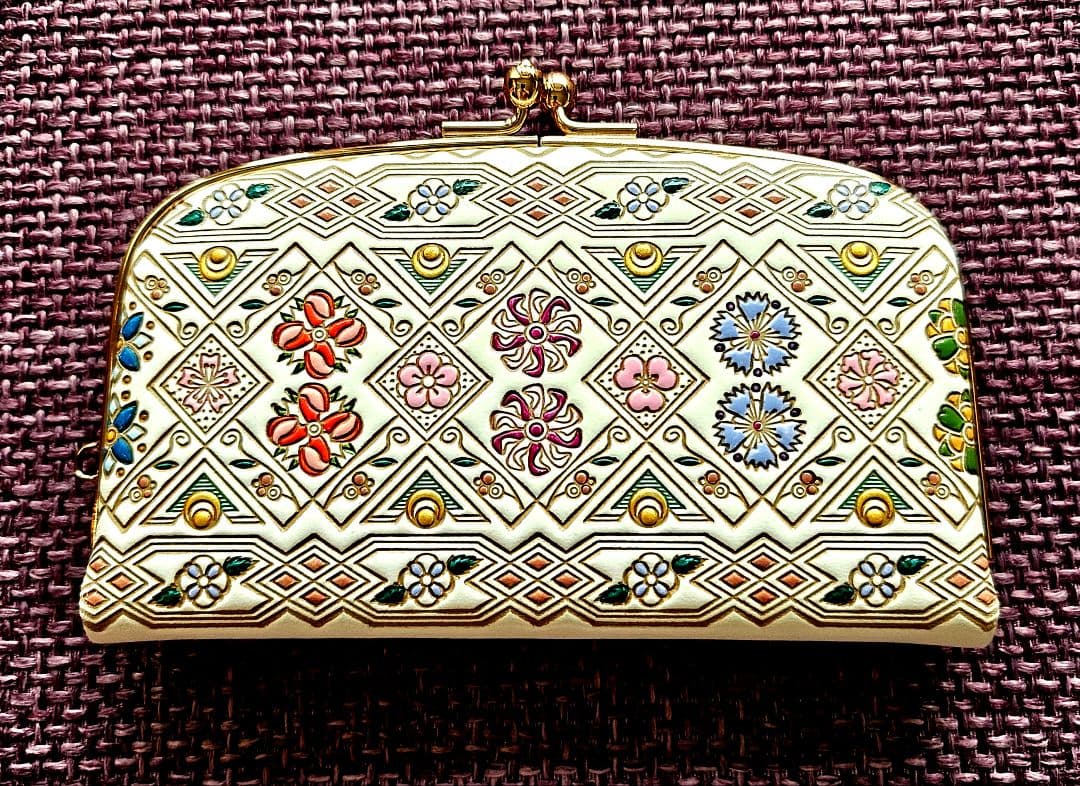 文庫屋大関　がま口財布 ケース　小銭入れ（箱、ショップカード付き）