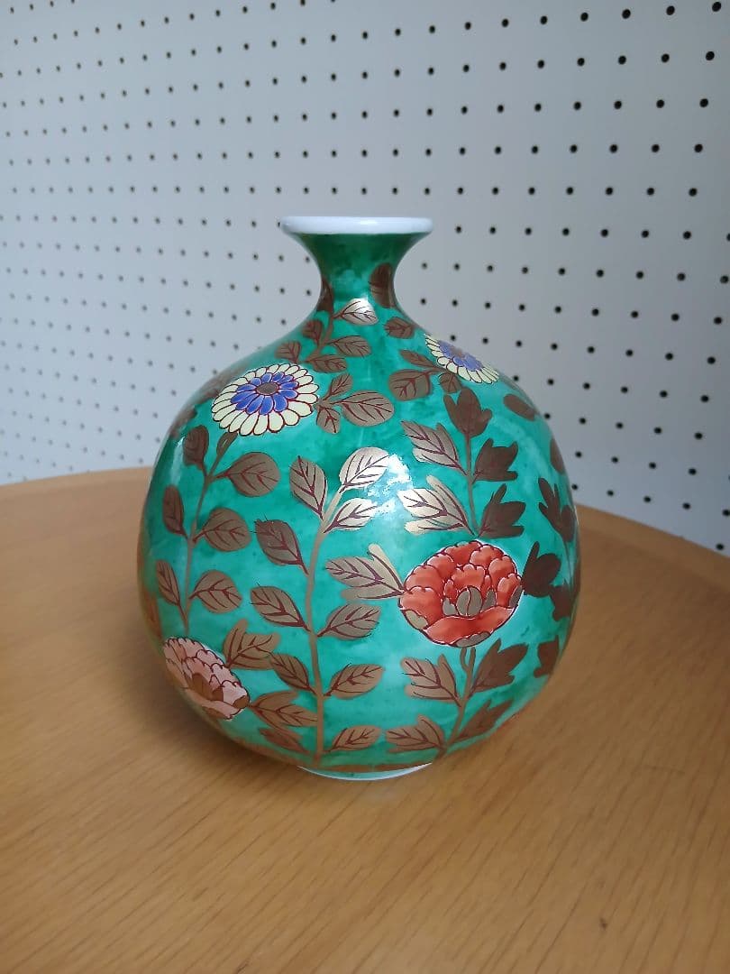 有田焼 花瓶 花器 花入 錦彩
