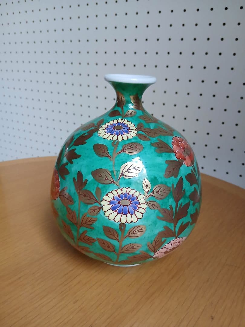 有田焼 花瓶 花器 花入 錦彩