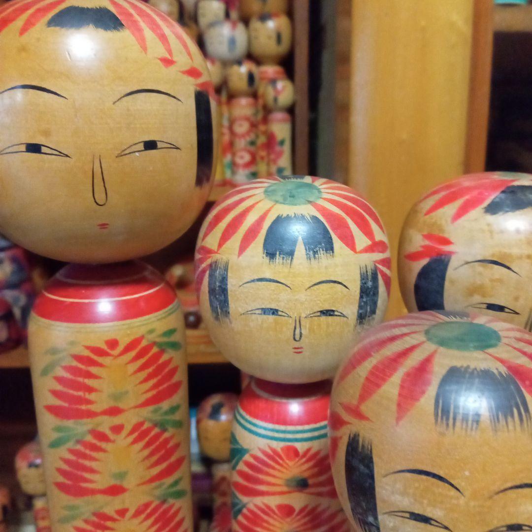 伝統こけし！　斎藤松助　4本
