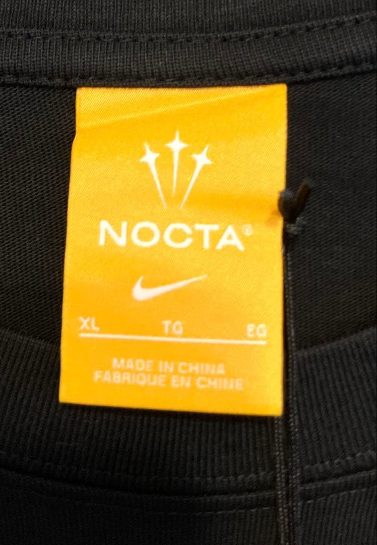 新品 XL【希少カラー】NIKE NOCTA ナイキ ノクタ 厚手Tシャツ 黒