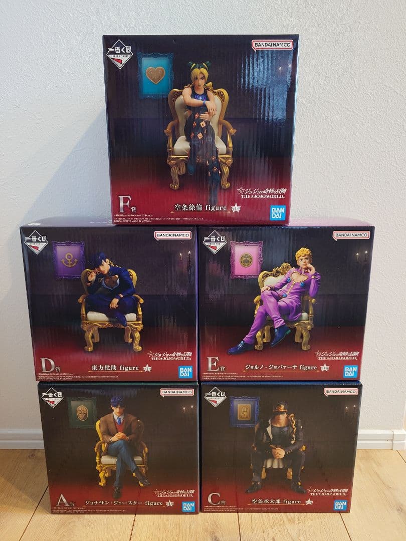 一番くじ ジョジョの奇妙な冒険 ジョジョワールドA C D E F賞 セット