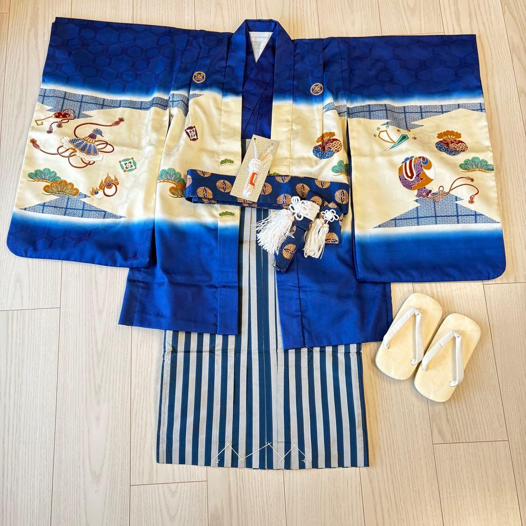 七五三 男の子　袴　着物　子供着物