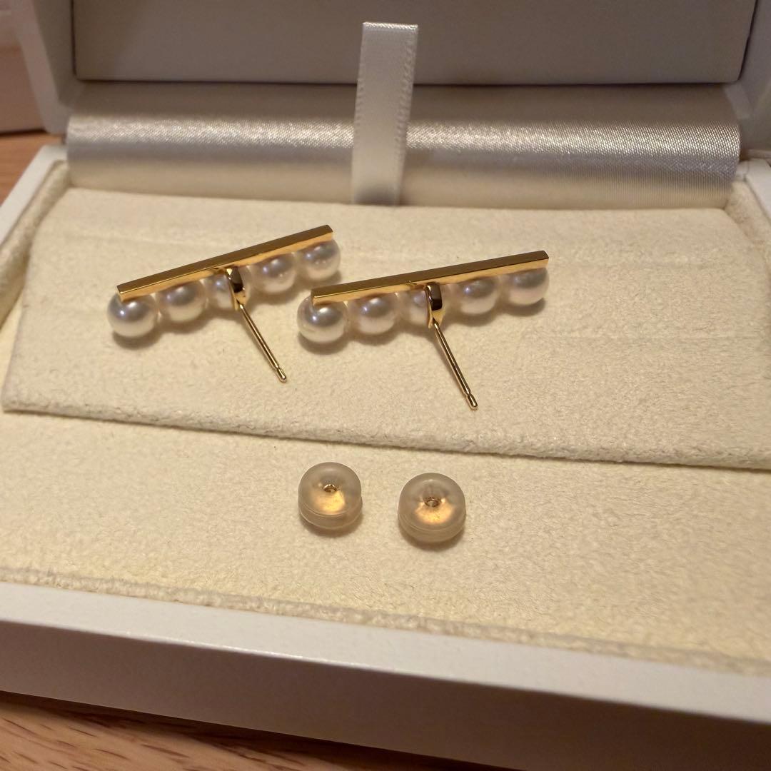 TASAKI タサキ バランス プラス　ピアス　YG イエローゴールド