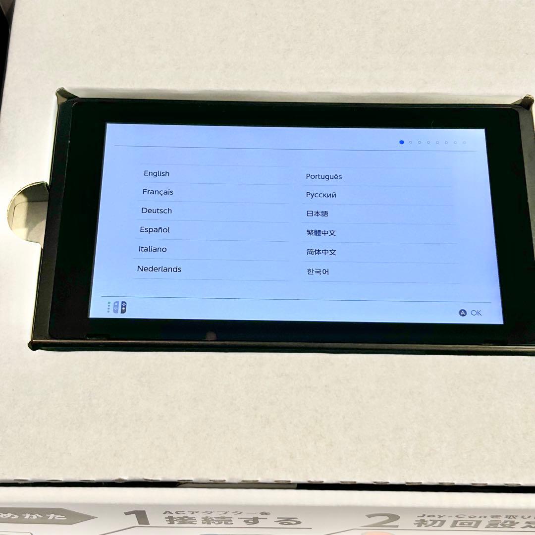 Nintendo Switch 本体 ネオンブルー レッド microSDセット