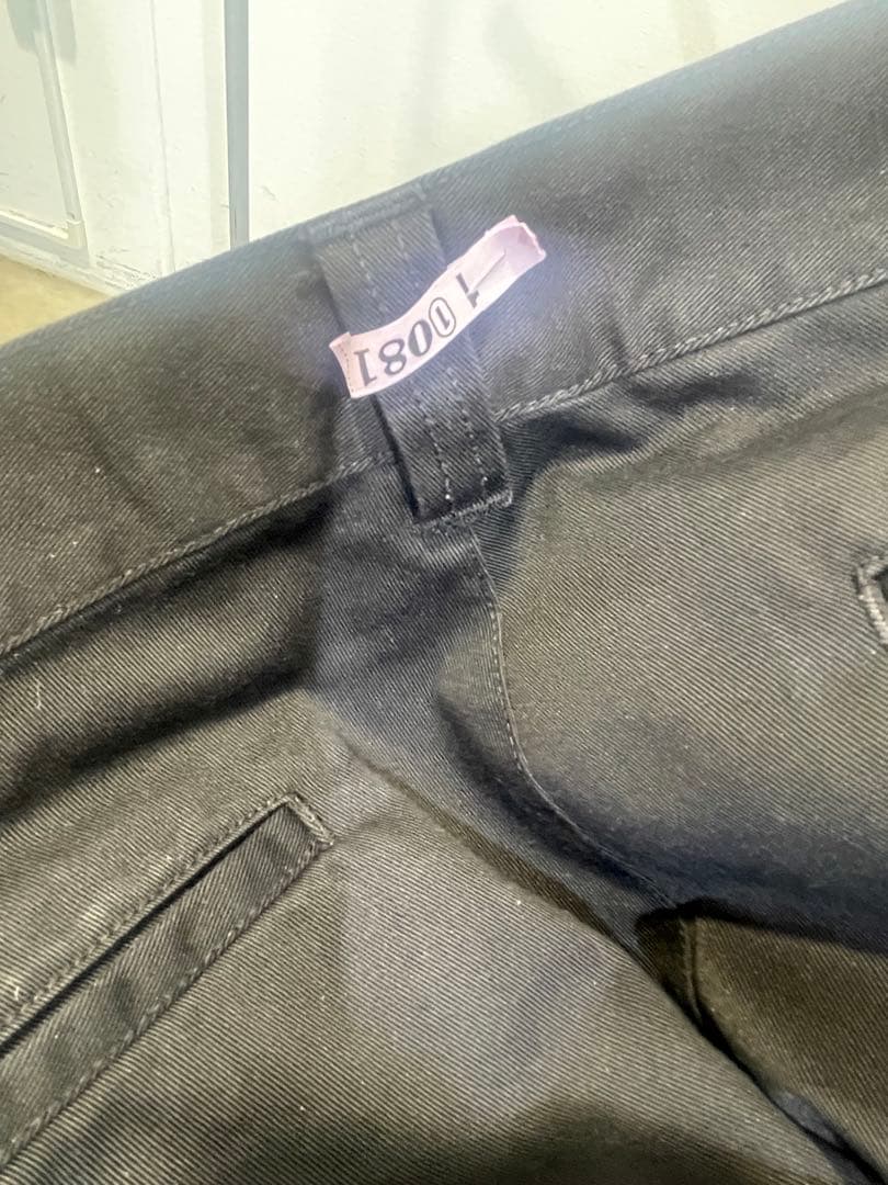 シュプリーム ストレートパンツ　ブラック　32