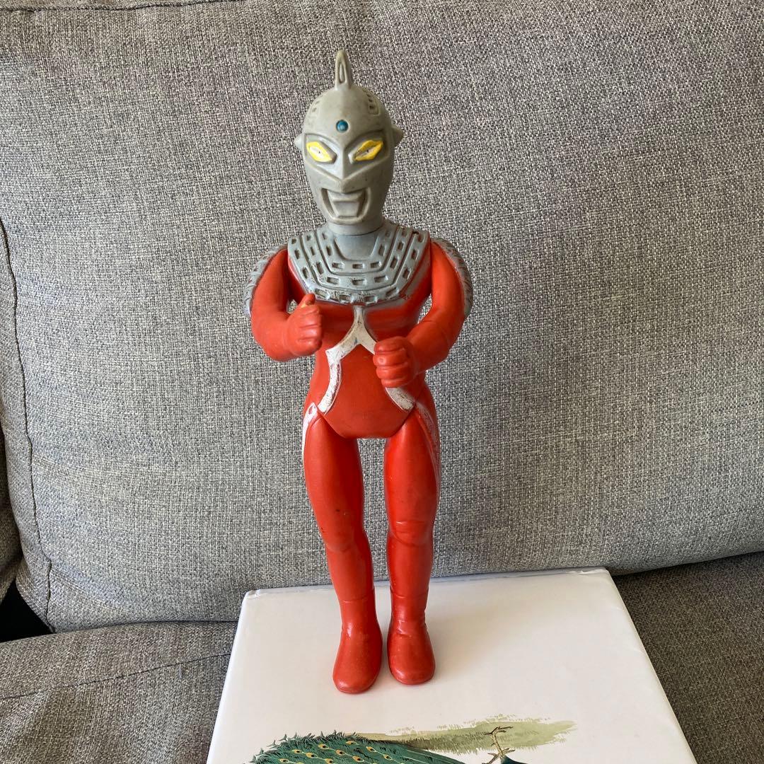 セブン　ソフビ　昭和当時　ウルトラマン　マルサン？ブルマァク？特撮　当時物