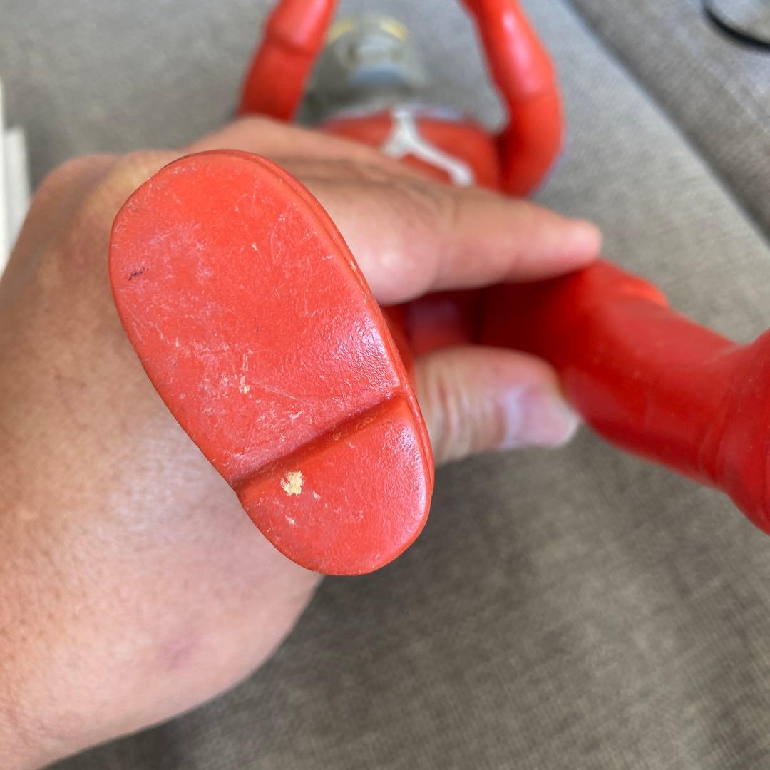 セブン　ソフビ　昭和当時　ウルトラマン　マルサン？ブルマァク？特撮　当時物