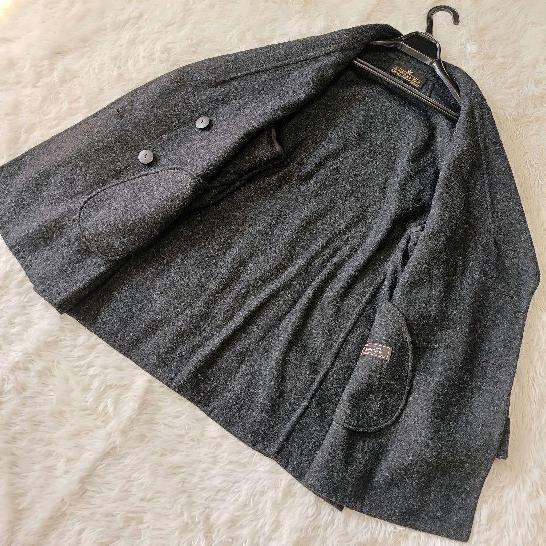 美品♪レリアン ダブルPコート イタリア フェルラ アルパカ生地 XL