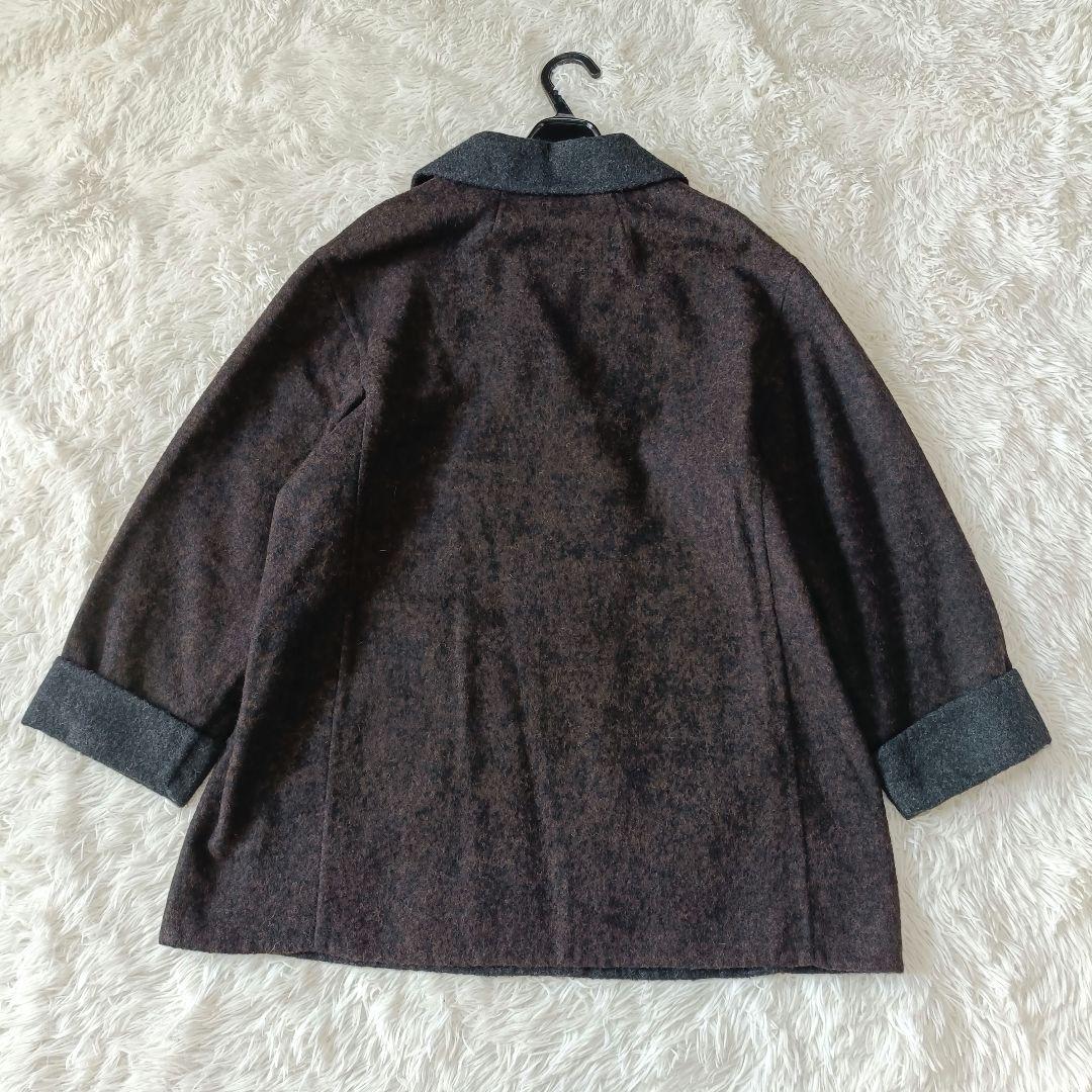 美品♪レリアン ダブルPコート イタリア フェルラ アルパカ生地 XL