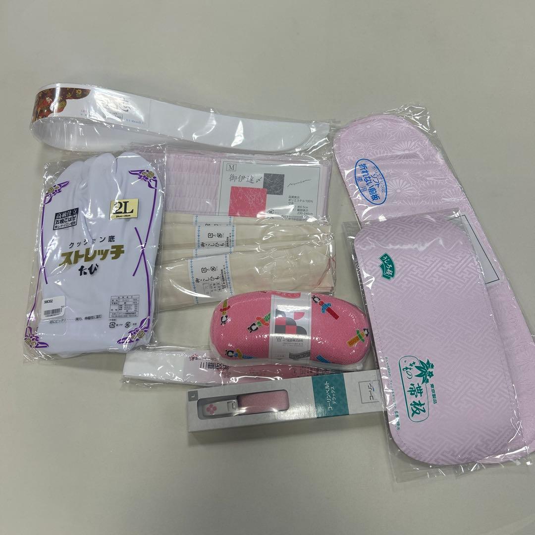 白紺染め分け牡丹のクール系振袖フルセット