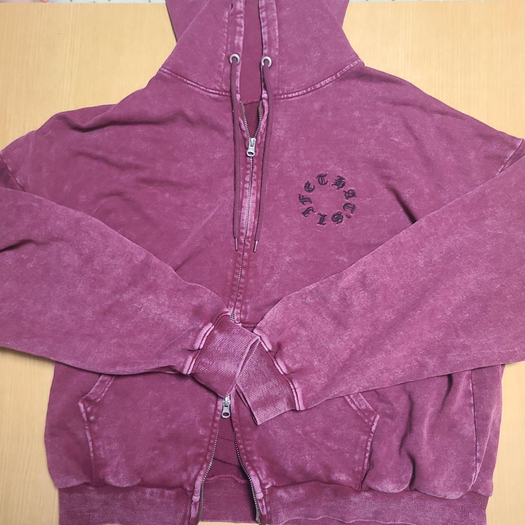 That's life スウェットパーカー バックプリント