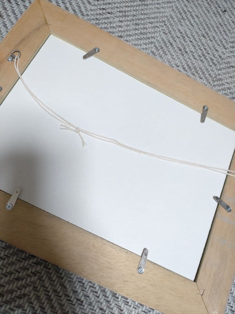 猫の油絵【ひこうき雲】1点物の原画/作者サイン入り◆額縁付属