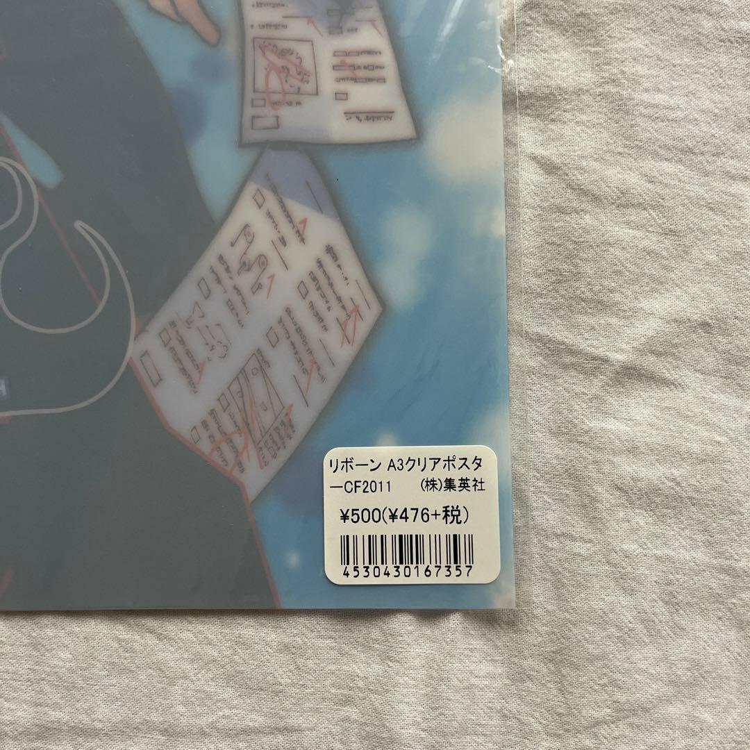 家庭教師ヒットマンREBORN!　沢田綱吉　ツナ　クリアポスター　原作絵