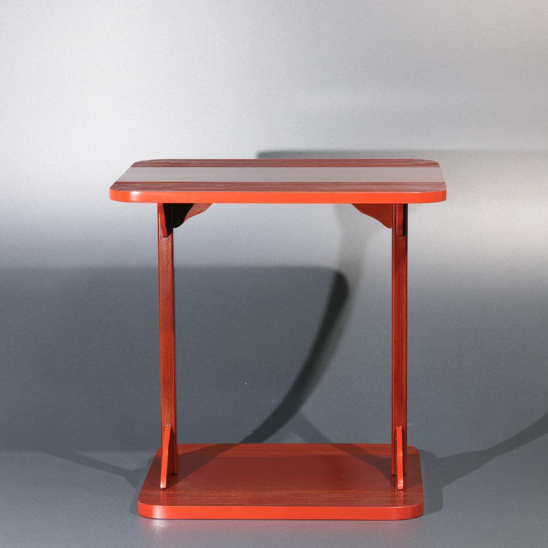 【美品】小四方棚　即中斎好　伊藤表正作　共箱　R0772ラ