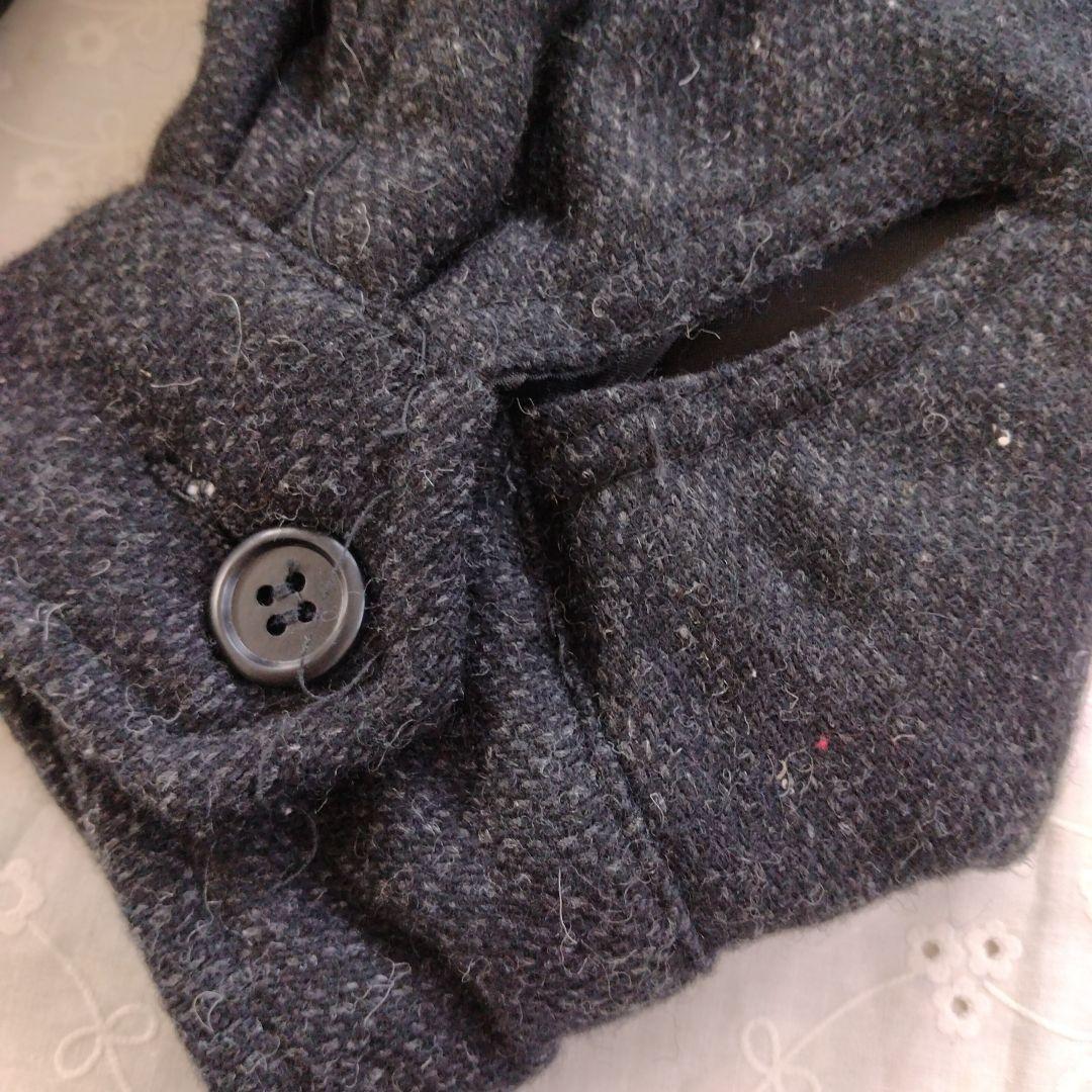 Vintage　80's　短丈　ウールジャケット　ブルゾン　ボンバージャケット