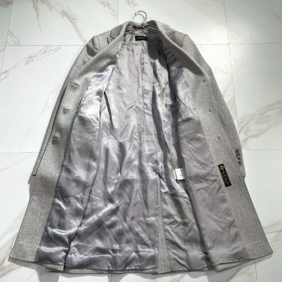 専用【極美品】バーニーズニューヨーク ロロピアーナ チェスターコートM グレー