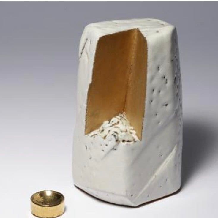 十三代 三輪休雪 (三輪和彦) 花冠 茶道具 保証品