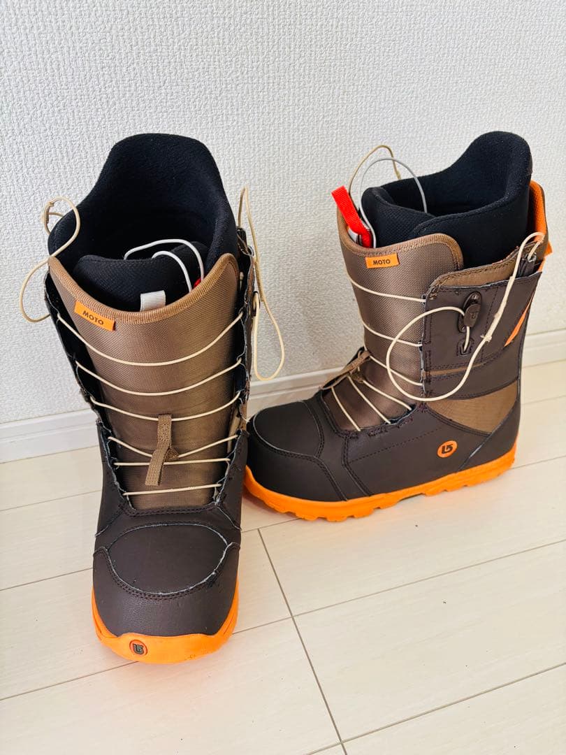 Burton MOTO アジアンフィットスノーボードブーツ ブラウン28cm