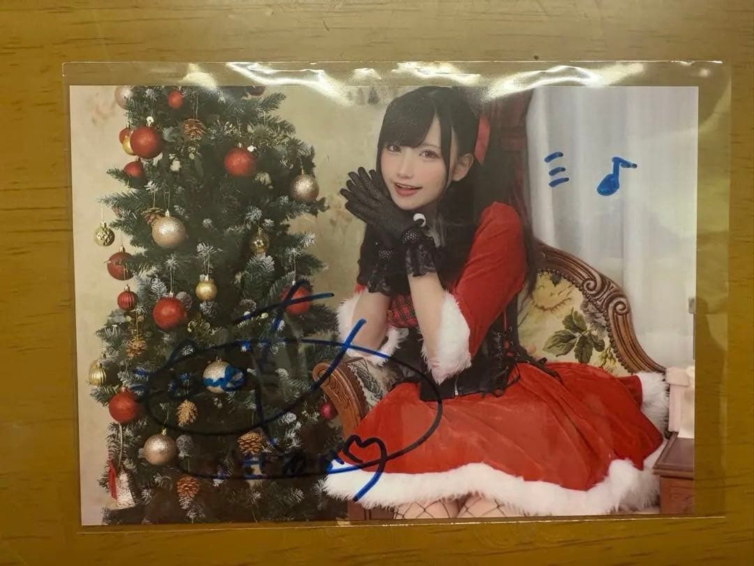 あかせあかりサインポストカード3枚とサインチェキ１枚セット‼️個別購入○(値下げ中