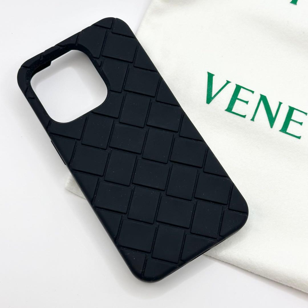 【新品未使用】BOTTEGA VENETA 　iPhoneケース14pro　黒
