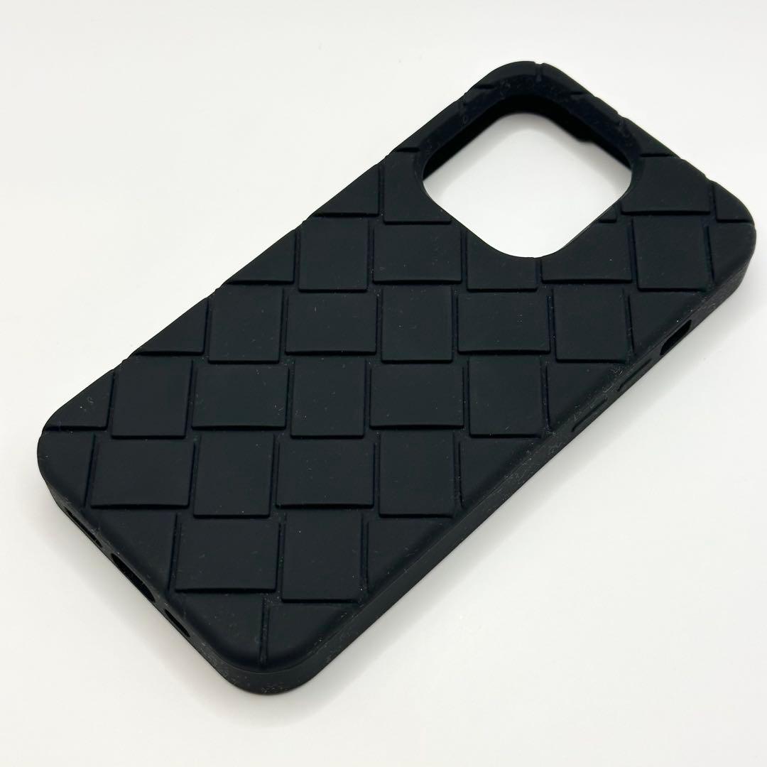 【新品未使用】BOTTEGA VENETA 　iPhoneケース14pro　黒
