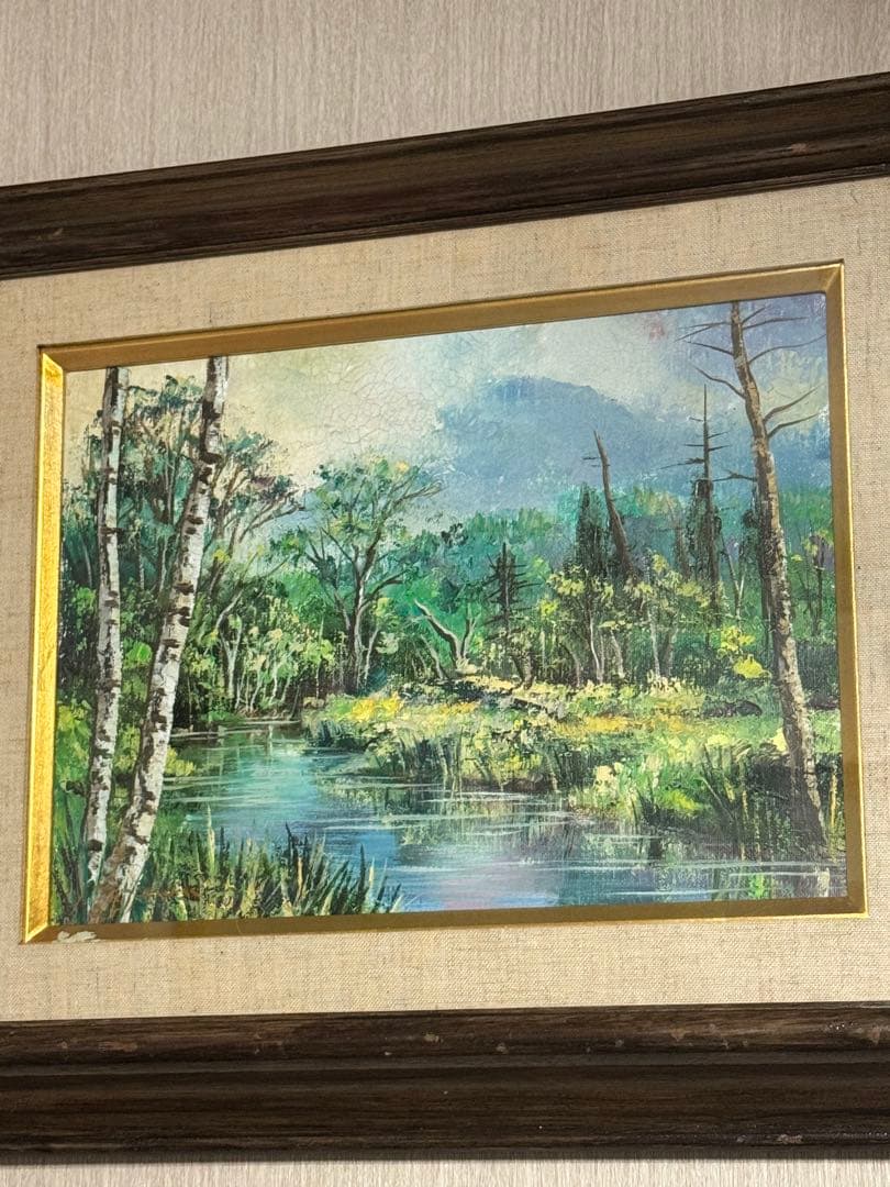 田河 勇造　風景 奥日光　匀河