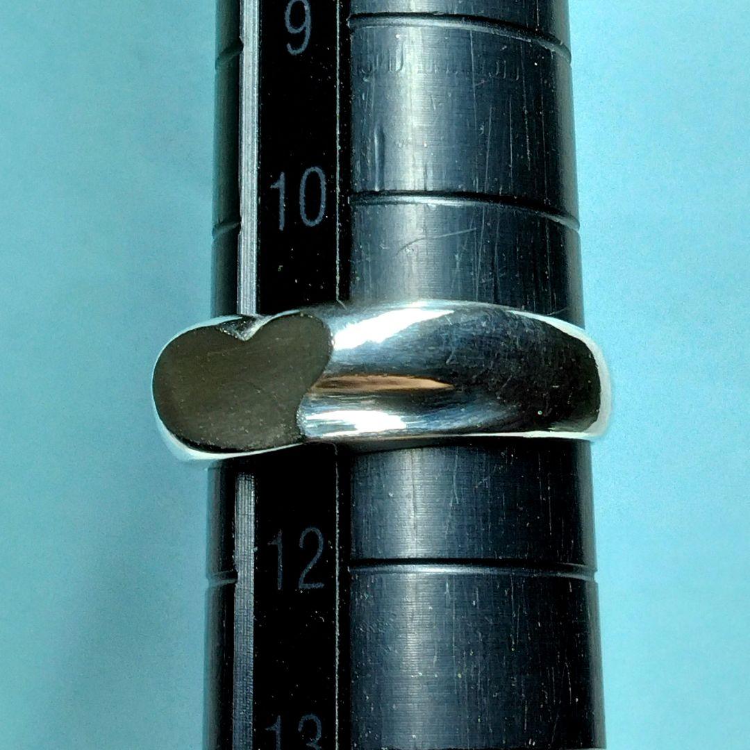 ティファニーカーブドハートリング　11号　新品仕上げ　無傷未使用に近い