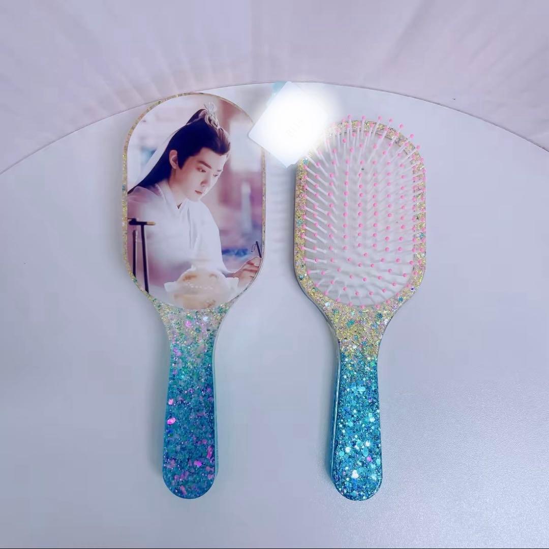 肖戦 超大レジンエアークッション付きヘアブラシ　7点セット❣️確認用0119