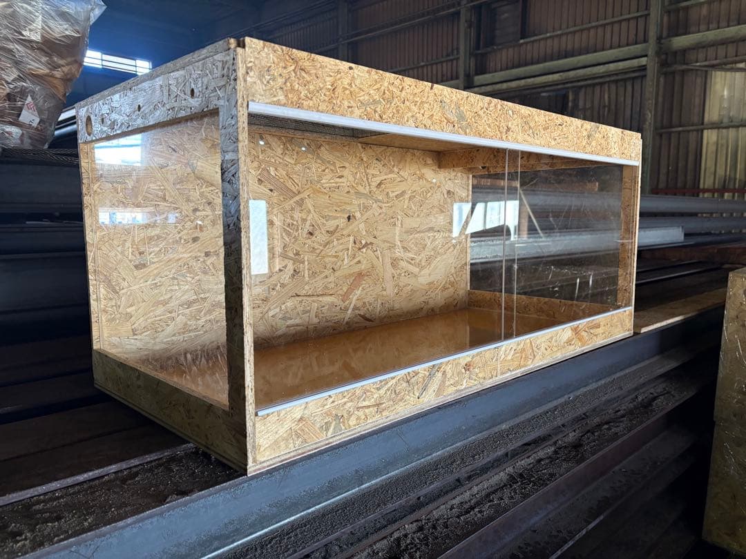 爬虫類ケージ　100×50×50 サイドアクリル仕様　爬虫類　ペット　ケージ