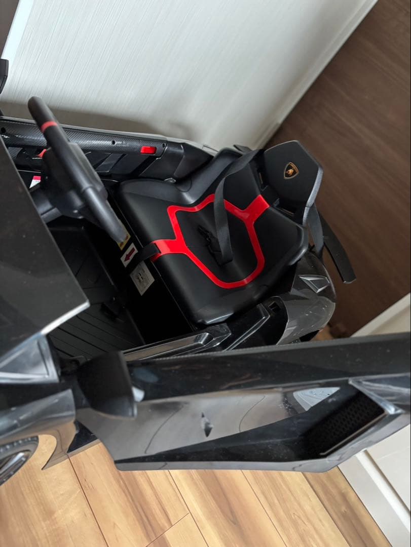 Lamborghini Aventador ブラック 電動カー ラジコン 子供用