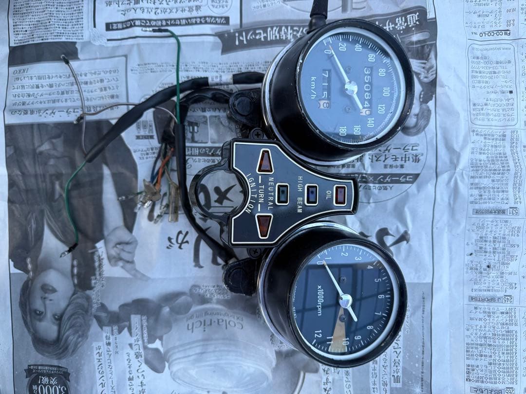 cb400f純正メーターセット