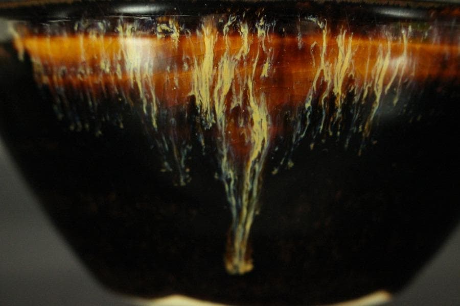 茶道具 天目茶碗 天目台 二件(ZE522)