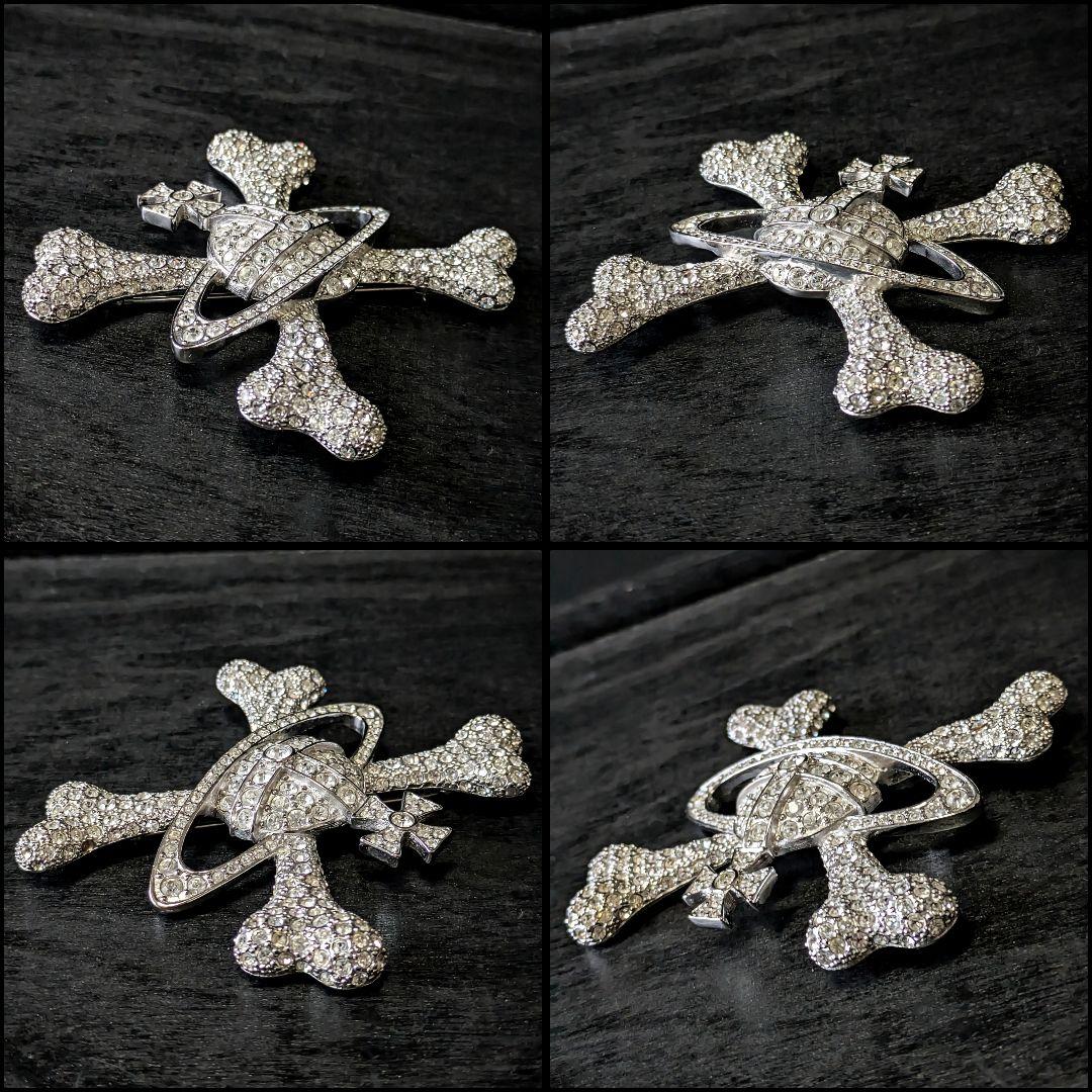 vivienne westwood パイレーツオーブ ラインストーン ブローチ