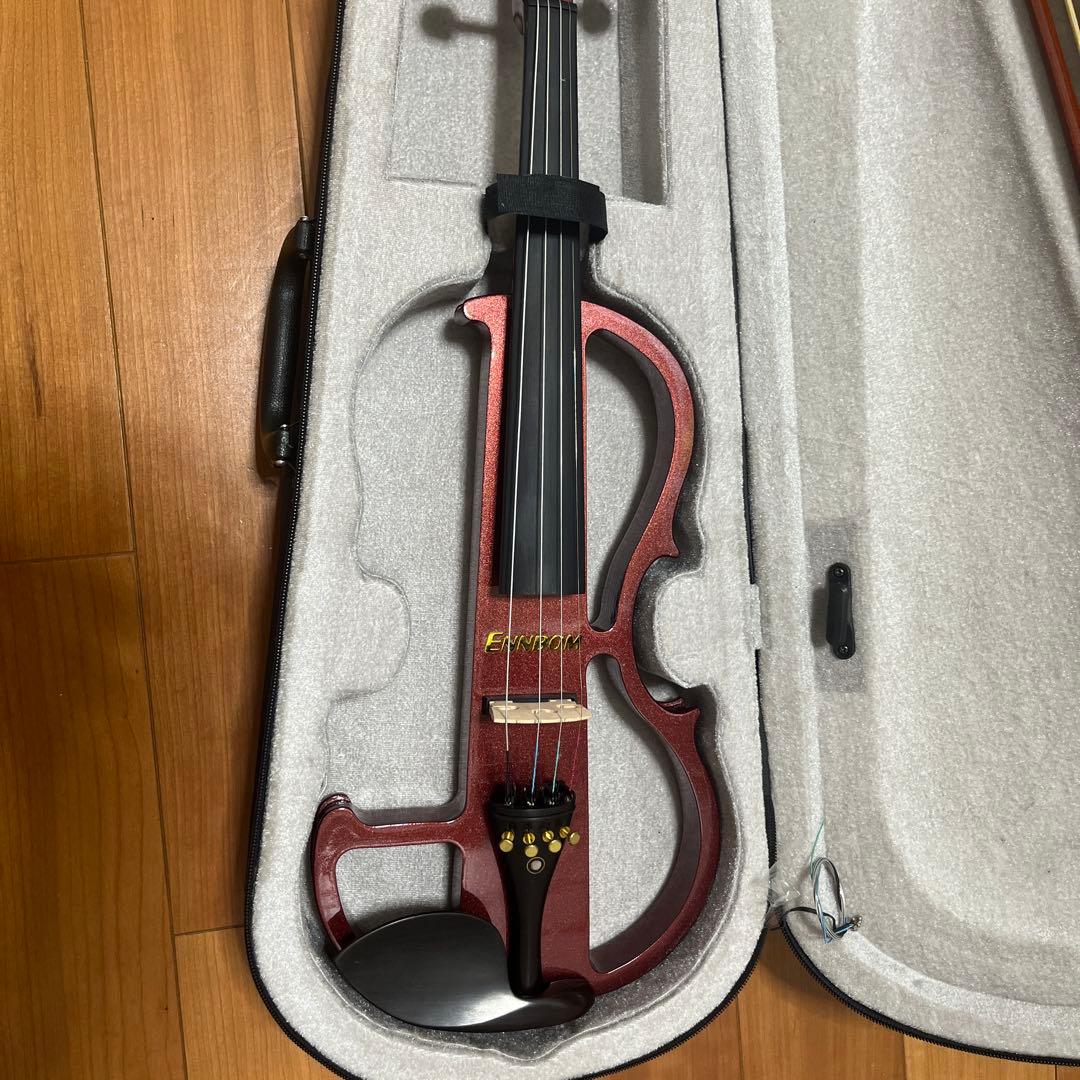 美品　ENNBOMレア色 サイレントバイオリン HVPV-30 エレキバイオリン