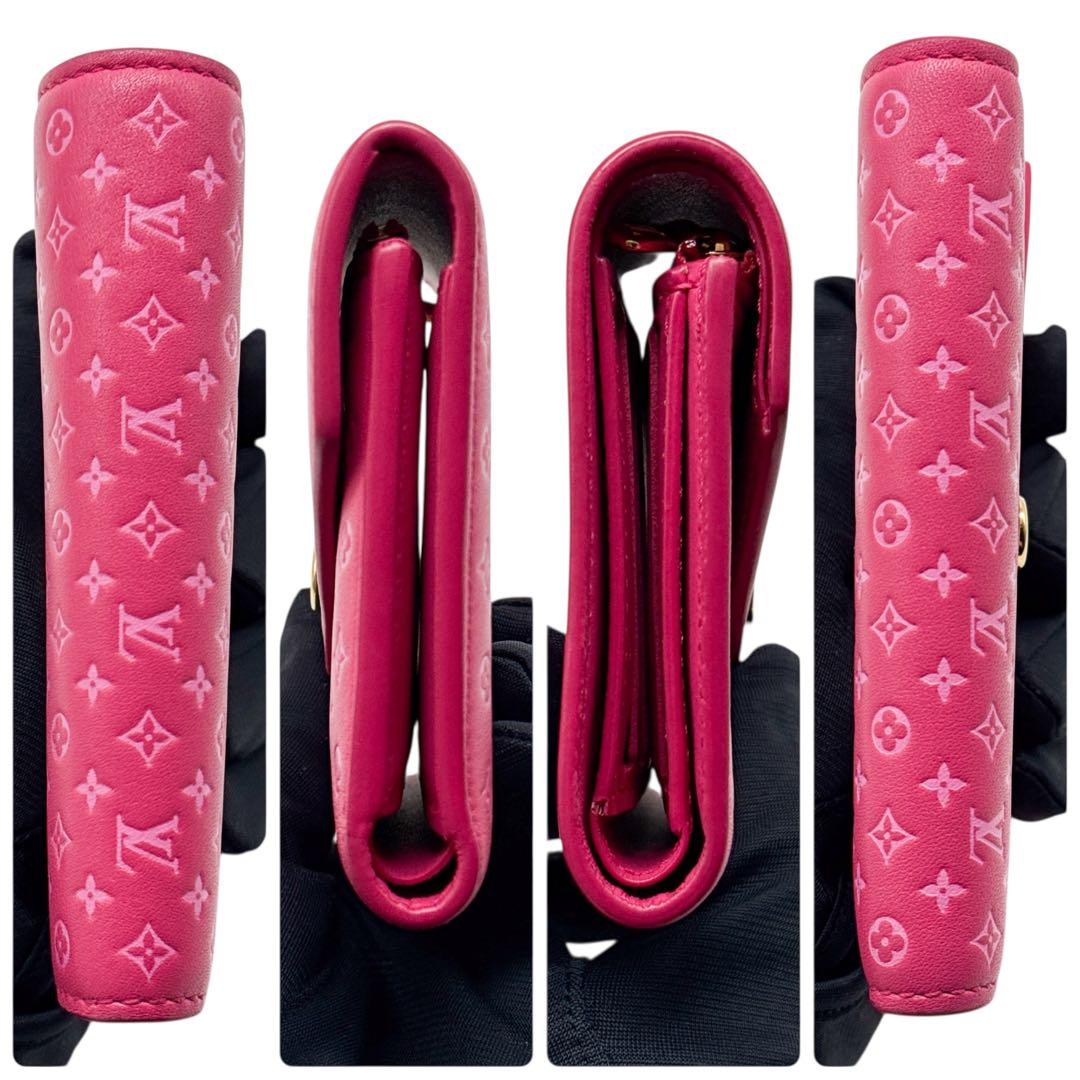 ルイヴィトン モノグラム ポルトフォイユ ヴィクトリーヌ ナノグラム ピンク財布