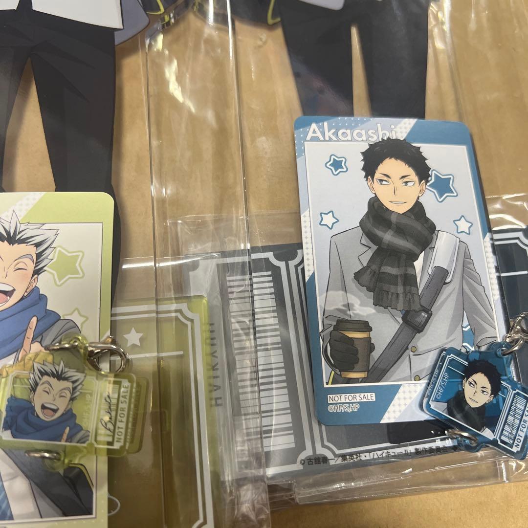 ハイキュー コスモワールド 赤葦京治 木兎光太郎 特大アクリルフィギュア