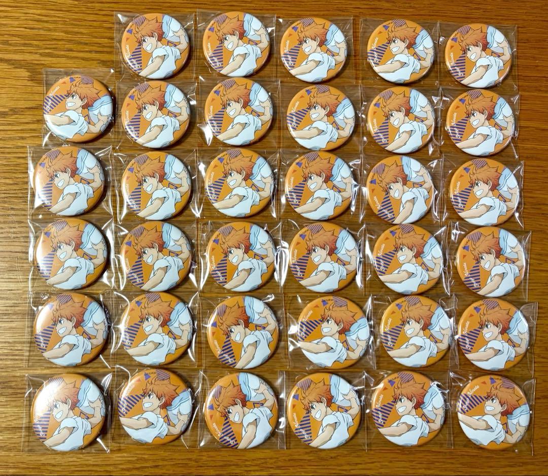 ハイキュー!! 日向翔陽 フルカラー 缶バッジ 35個セット