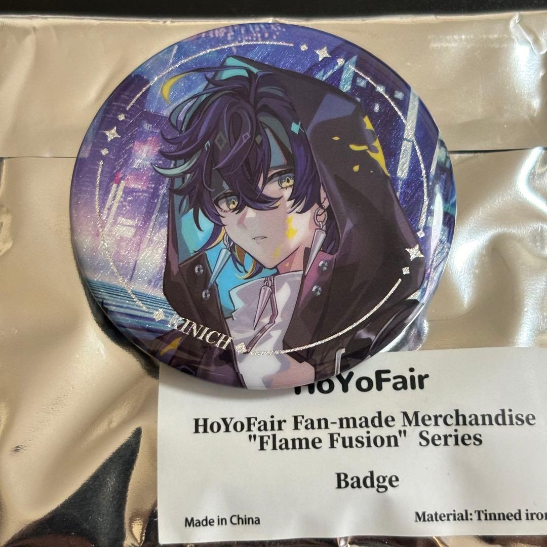 原神　ホヨフェア　缶バッジ　キィニチ