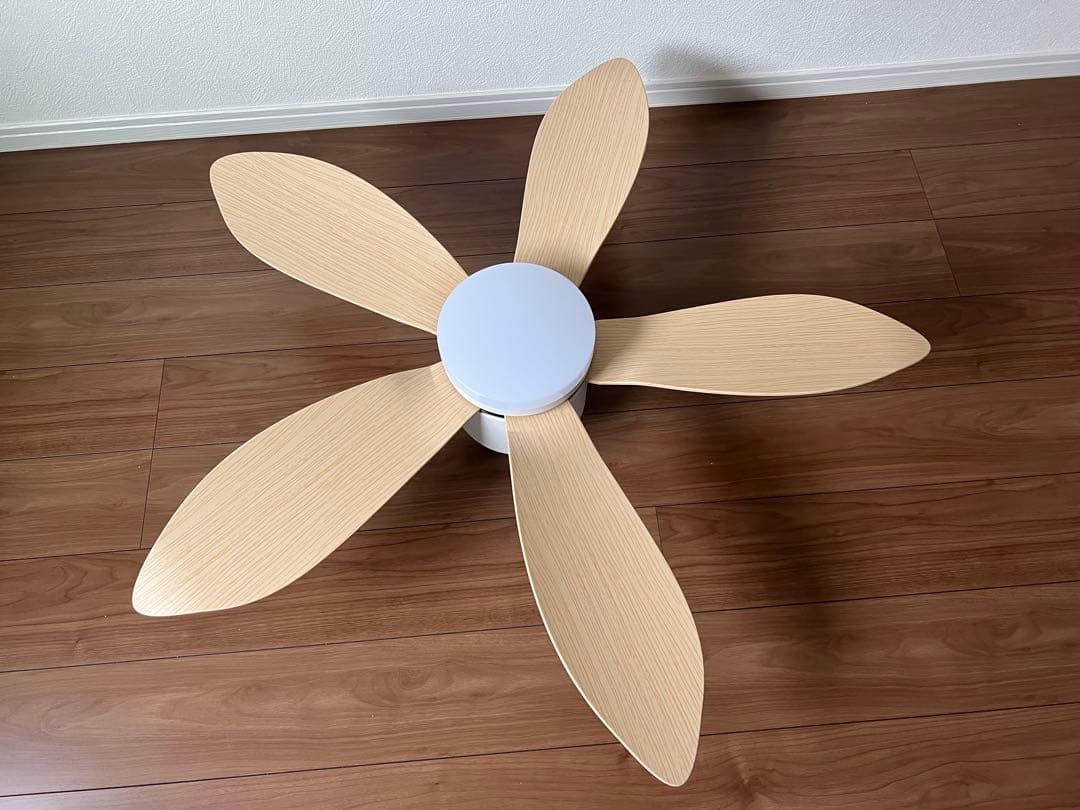 シーリングファンライト Folia 取扱説明書付き