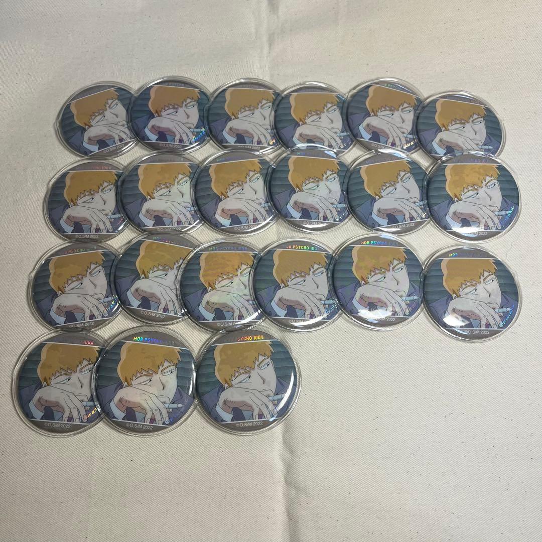 モブサイコ100 Ⅱ トレーディングホログラム缶バッジ 霊幻新隆