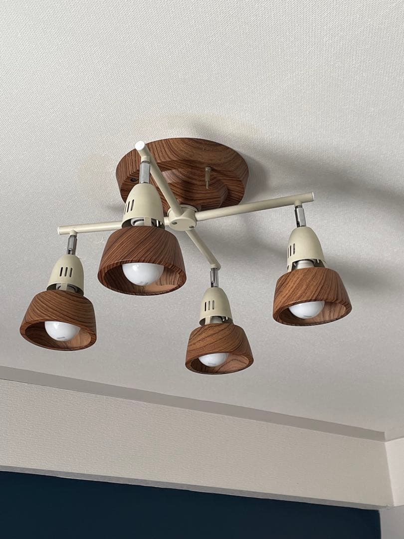 美品　アートワークスタジオ　4連　シーリングライト