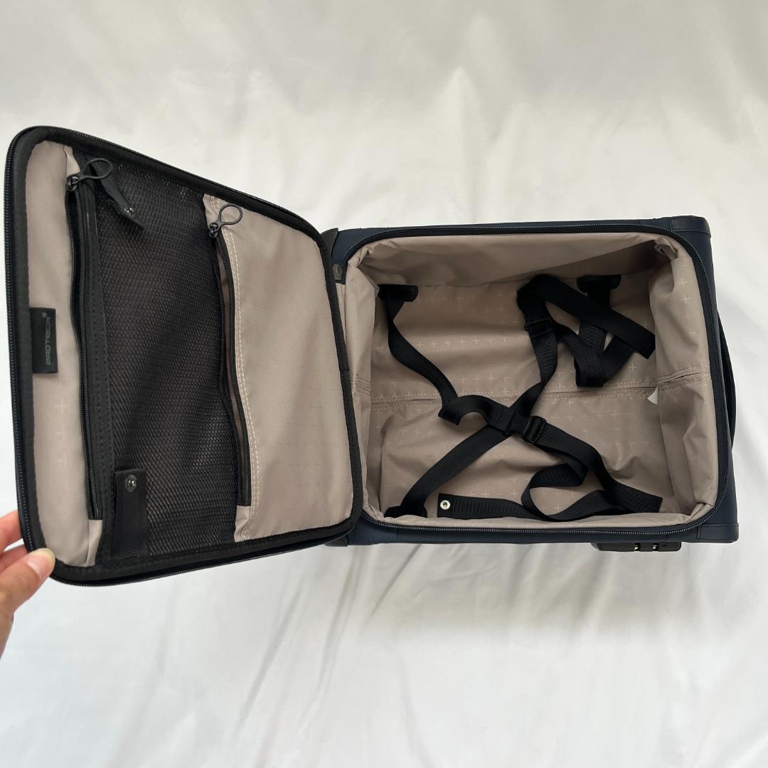 美品 プロテカ フィーナRF スーツケース ソフト 旅行 機内持込 超軽量 紺