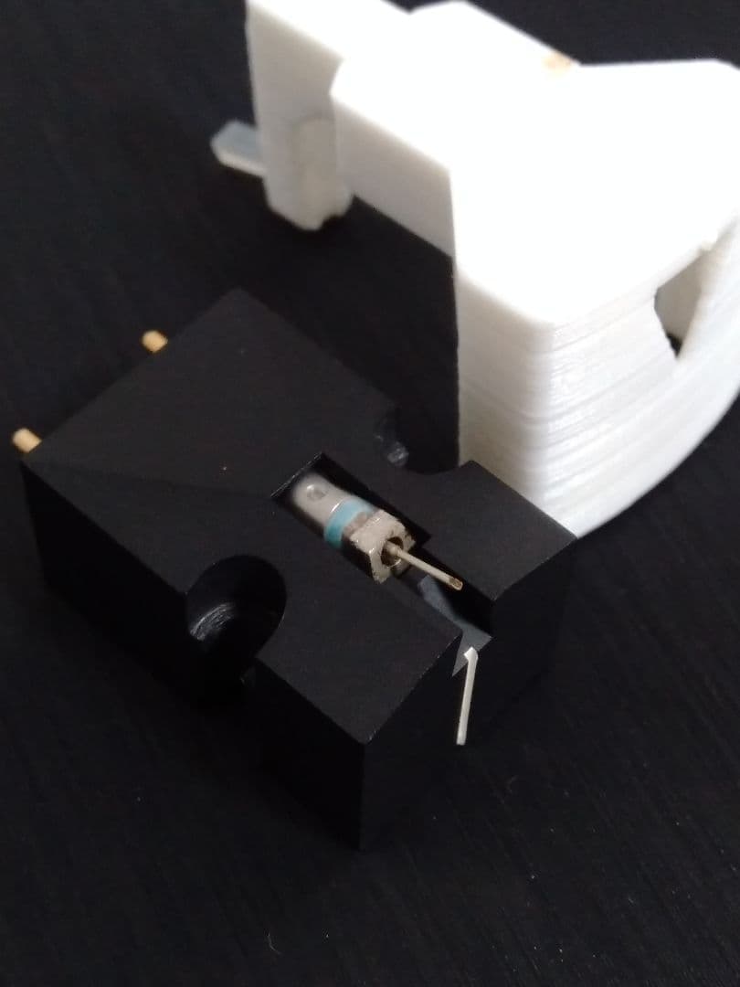 デノン MCカートリッジ DL-103 ヘッドシェルAテクニカ 出音良好 美品