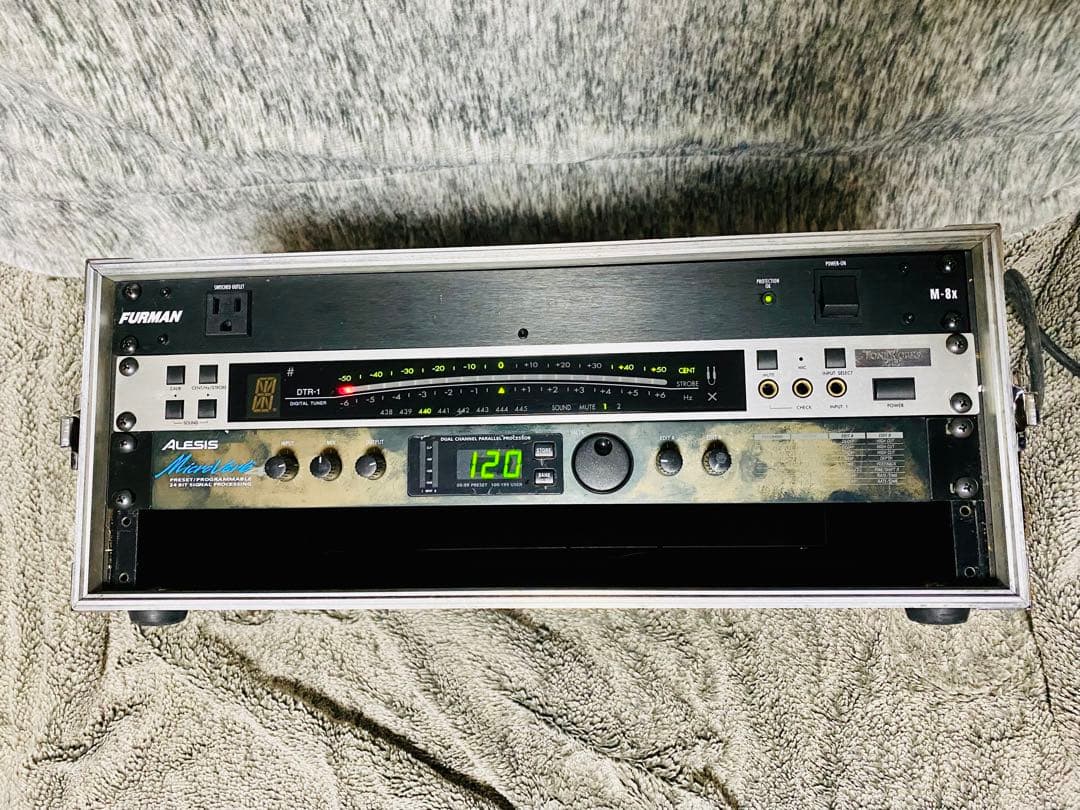 ギターラックシステムまとめ売り(4Uケース付き)