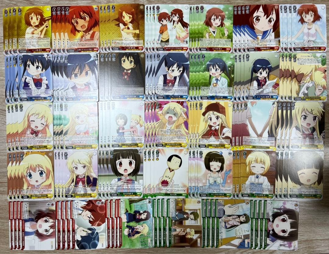 ヴァイスシュヴァルツ　きんいろモザイク TDノーマル4コン込B版RR以下4コン