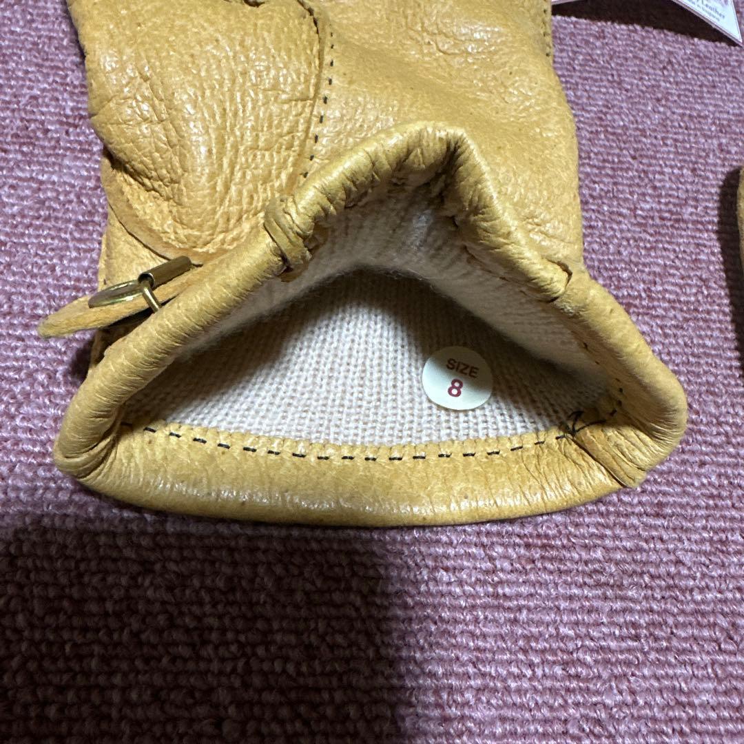 デンツ　ペッカリー　カシミアライニング　サイズ8