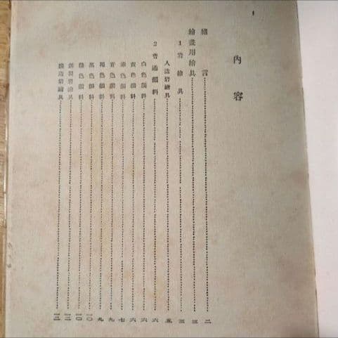 【昭和8年/1933年】材料用具解説 日本画新技法講座5 【貴重資料】