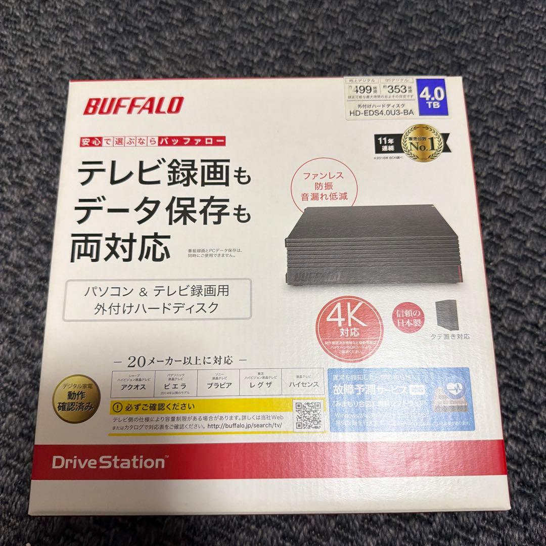 Buffalo HD-EDS4.0U3-BA 外付けHDD