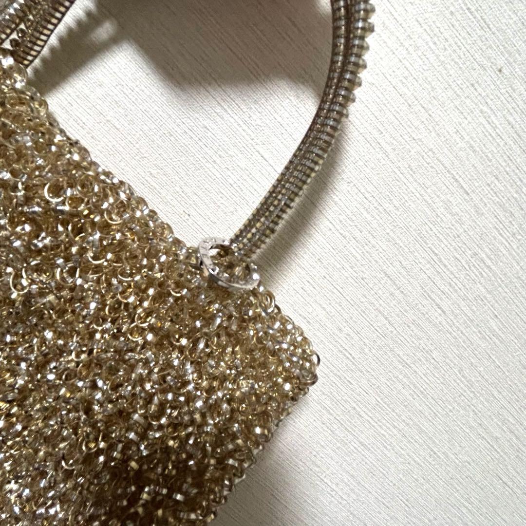 ANTEPRIMA アンテプリマ　ワイヤーバッグ　ゴールド